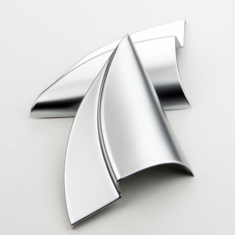 For Kia Sportage 4 QL 2016 2017 2018   ABS Car Front Door Window Inner Triangle A Colum Cover Trim Stickers