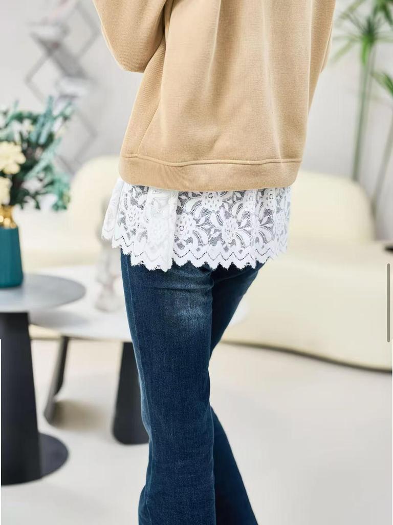 Lace Safety Shorts for Autumn/Winter: Ideal for Layering, Covers Buttocks, Pairs with Ripped Jeans and Yoga Pants