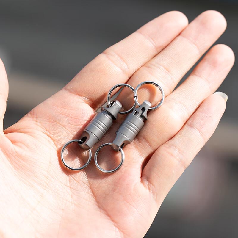 YORA Titanium Alloy Quick Release Keychain