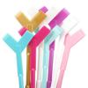 3-in-1 Eyelash Curler & Eyebrow Brush Comb Set (10 Pieces)