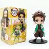 Model Creative Hot Sale Demon Slayer Tanjiro Kamado Anime Cartoon Figure  Personalized Statue Ornament Box Gift