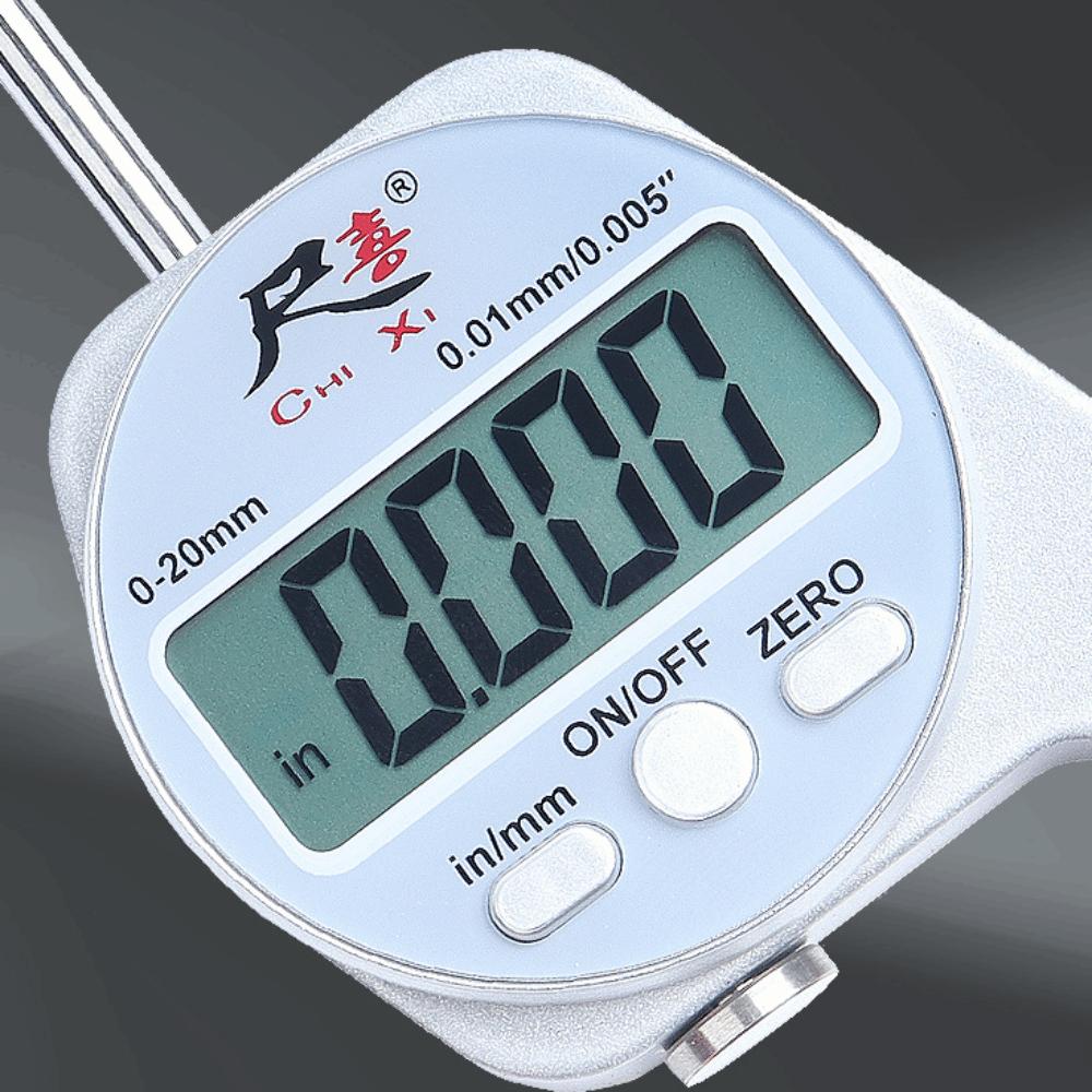 Digital Display Electronic Micrometer 0-10 0-20mm Thickness Meter  Paper Measurement
