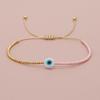 Vlen Turkish Evil Eye Bracelet Protection Jewelry Gifts Miyuki Seed Beads 18K Gold Plated Beaded Pulseras Femme Accessories