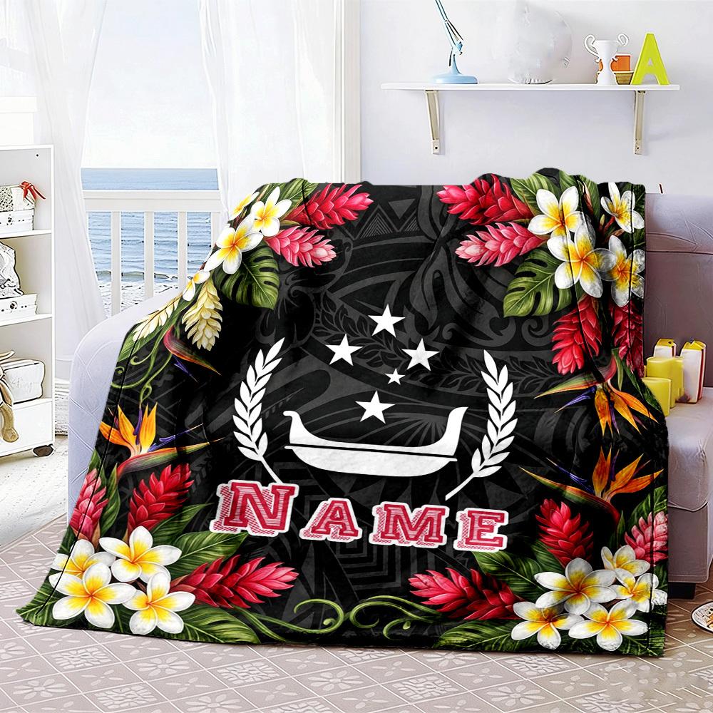 Customize Your Name Home Blankets Comfortable Soft Lightweight Allseason Multipurpose Blanket For Picnics Sofas Offices Beds Living Rooms Perfect Gift