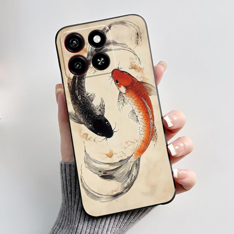 For ZTE Blade A35 Case Cute Cool Fashion Silicone Soft TPU Cover For ZTE Blade A55 Cases Blade A35 Back Cover Shockproof Bumper