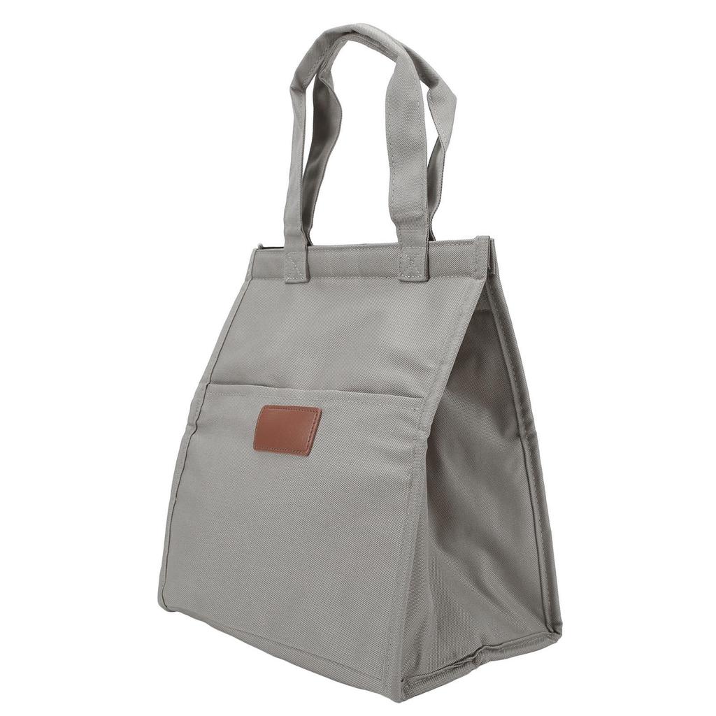Borsa Termica Semplice per Pranzo in Foglio di Alluminio Tessuto Oxford Grande Capacità Spessa Bento