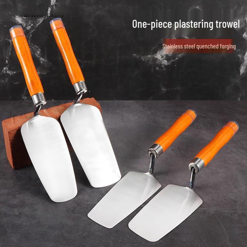 Stainless Steel Gray Spoon Spatula Trowel & Wall Scraper for Plastering and Tiling