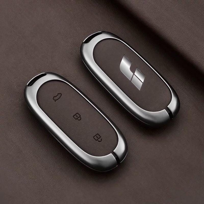 Ideal L6 to L9 Car Key Case: Premium Metal Protective Shell for Men and Women