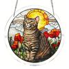 Yousheng Acrylic Puzzle Suncatcher DIY Jigsaw Puzzle Suncatcher Kit with UV Printed Design Colorful Window Hanging Ornament for Home Garden Decor