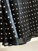 Damen Polka Dot Patchwork Satin Midi Meerjungfrauenrock - Frühjahr/Sommer 2026 Kollektion