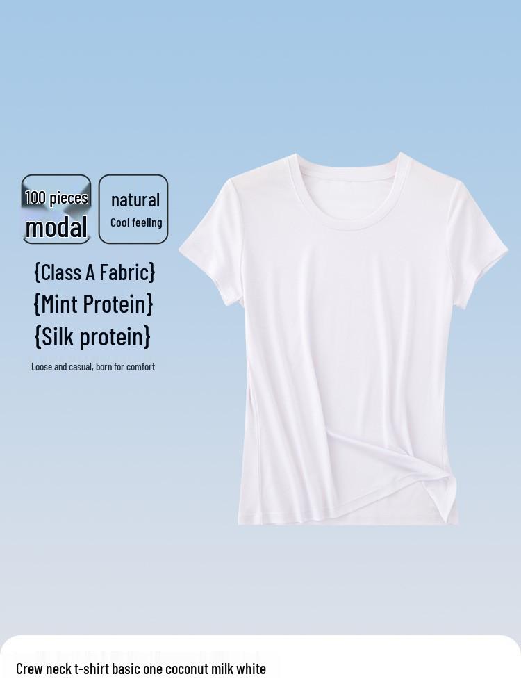 

100% Модальный Охлаждающий Тонкий Летний Пижамный Комплект Класса А для Женщин - Удобная Домашняя и Уличная Одежда M