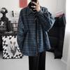 Men's Retro Corduroy Color Block Plaid Jacket - Spring & Autumn Long Sleeve Top