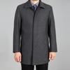 Men Wool Coat Autumn Winter Wool Overcoat Woolen Jacket Male Pea Coat Plus Size 7XL