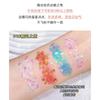 Color Glitter Eyeshadow Palette Glue Free For Stage Festival Makeup