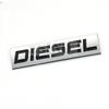 Car Styling 3D Metal Chrome Zinc Alloy Diesel Emblem Universal Diesel Logo Car Badge Body Trunk Fender Adhensive Emblem Auto Accessory