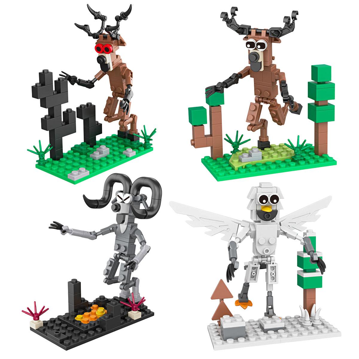 Wucifang Bags Unisex Kids New 99 Nights In The Forest Building Blocks Toy Set Creative Assembly Model For Kids Gifts 130Pcs