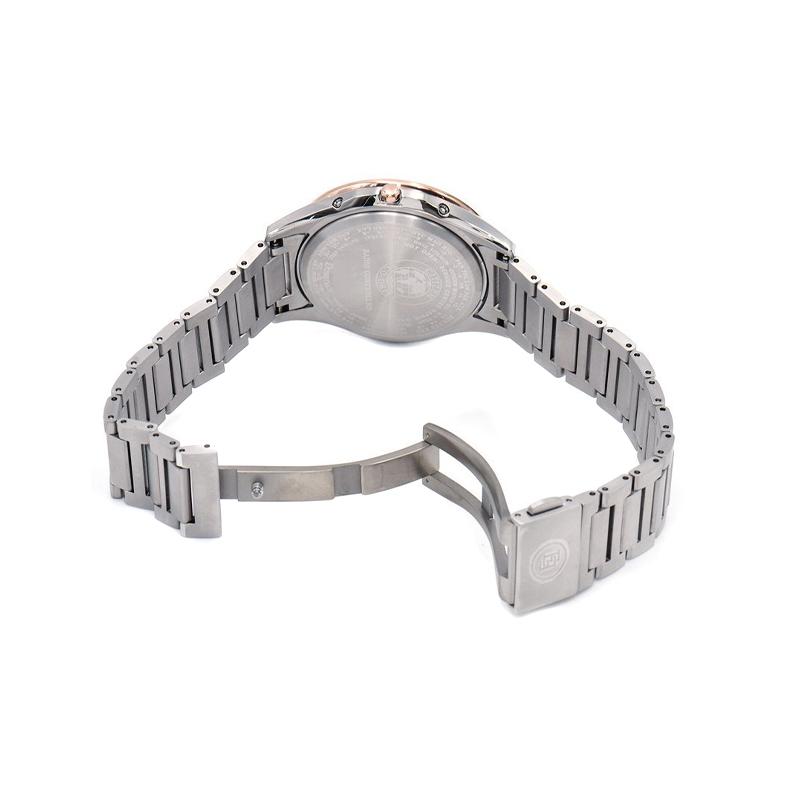 CITIZEN Exceed Series EXCEED Series 50 Meters Waterproof Solar Quartz Super Titanium Strap 38mm Men's Watch White Dial CB1114-52A