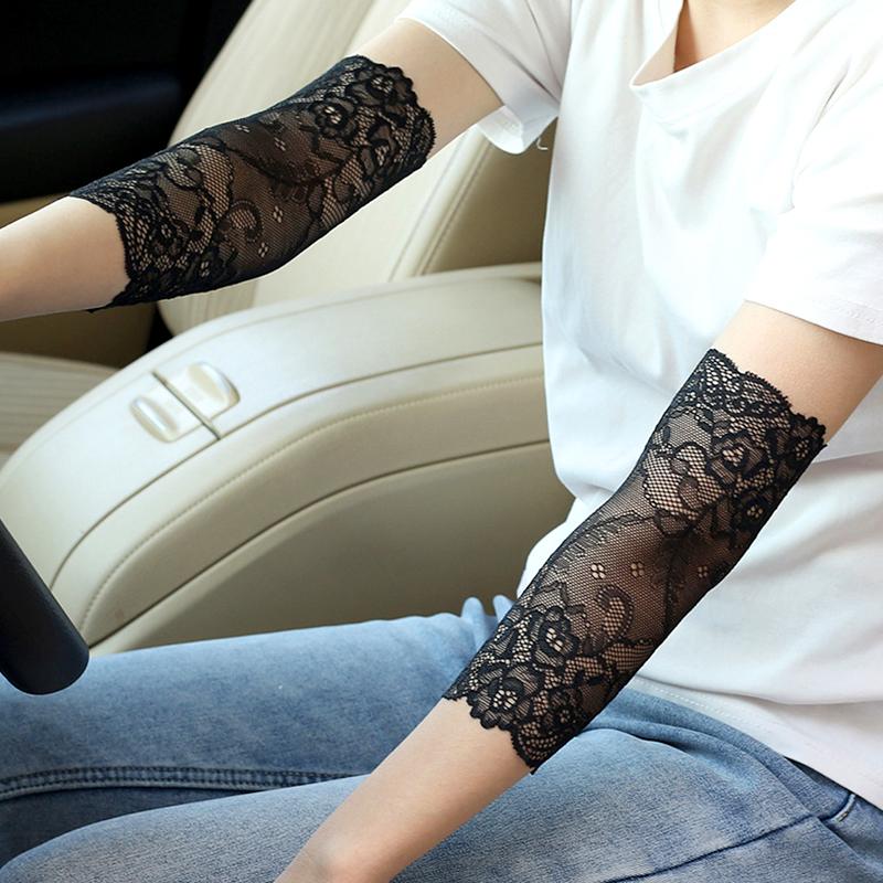1 Paar Sonnenschutzärmel Tanzperformance Kurzer Handgelenkschutz Sommerabdeckung Narben Mode Fahrhandschuhe Freiliegende Finger