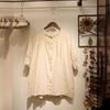 Tree Linli 1116 Summer New Women's Crew Neck Japanese Short Sleeve Top Cardigan Mori Women's Single-breasted