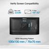 Full Motion TV Monitor Wall Mount Bracket Articulating Arms Swivel Tilt Extension Rotation for Most 10-32 Inch Flat Curved TVs
