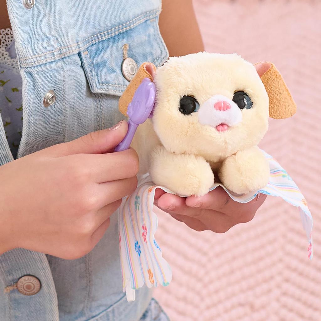 Hasbro FurReal Naptime Baby Puppy, Electric Plush Toy, Electronic Pet, Interactive Pet, Suitable for Ages 18 Months and Up, G4328 (Authentic Product)