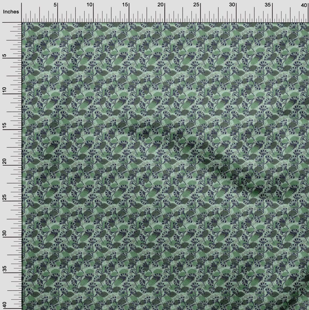 oneOone Cotton Flex Green Fabric Batik Diy Clothing Quilting Fabric Print Fabric By Yard 40 Inch