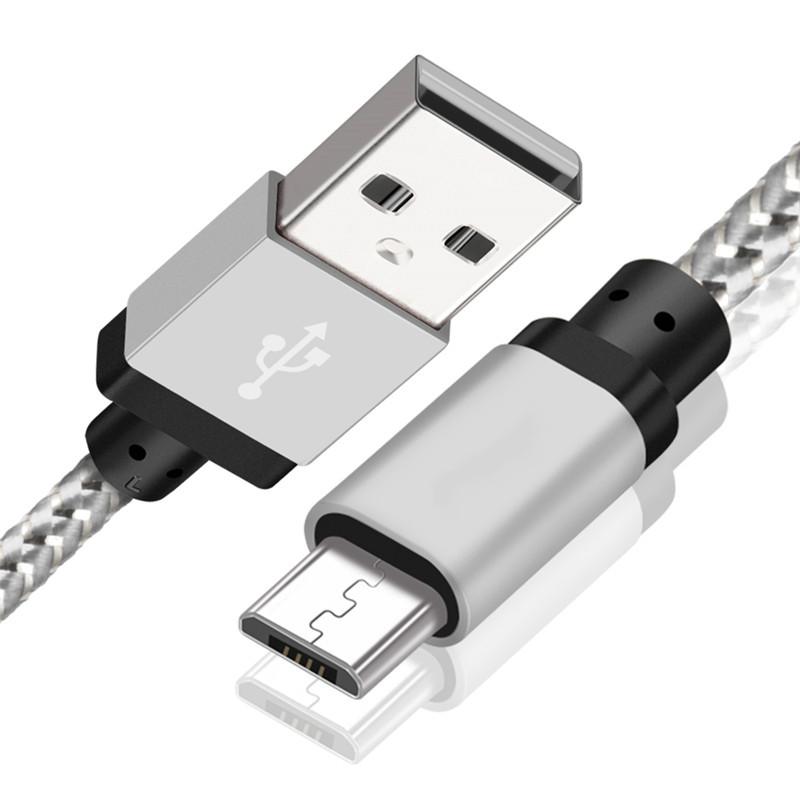 Cable Micro USB 1m 2m 3m Cable de datos USB de carga rápida para Samsung S6 S7 Xiaomi 4X LG Tablet Android teléfono móvil carga USB