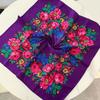 Double Twill Popular Comfortable Value Hot Selling Silk Scarf 70cm Cotton Square Leisure Shawl Scarf for Women Headscarf