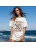 6251-Hawaii Funny T Shirts Wounisex Western Vintage Rodeo Graphic Tshirt Hippie Boho T-Shirt Tops Female Clothing