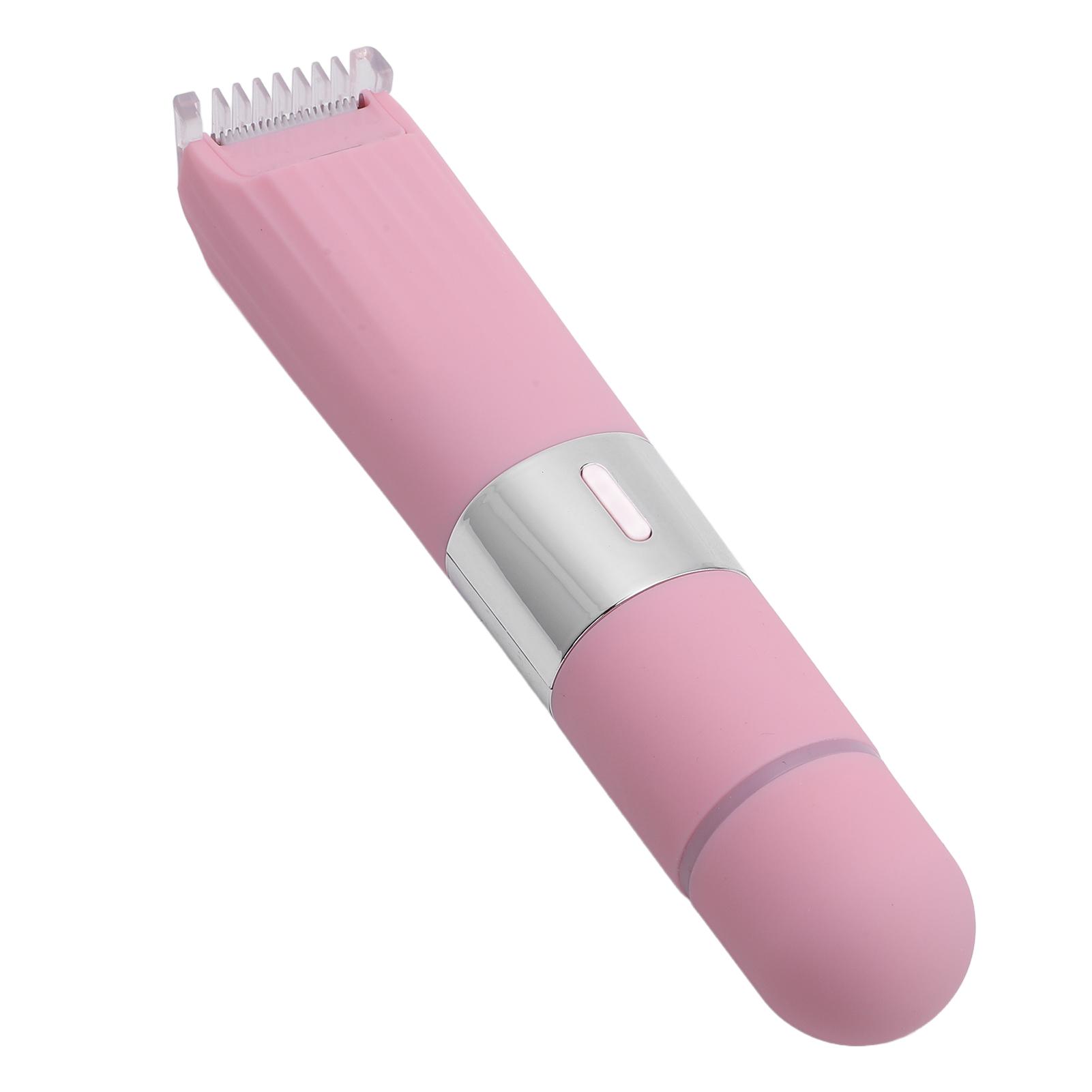 

2 в 1 Электрический триммер для волос на теле для женщин Триммер для волос с двойной головкой для лица, губ, подбородка, лобка, подмышек