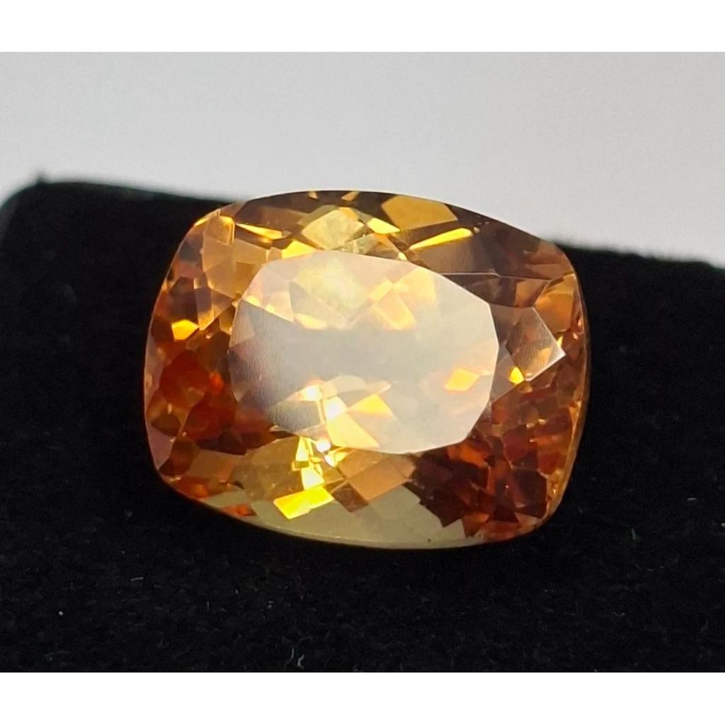 Fabulous Padparadscha Sapphire Natural Cushion Cut 8-10 Ct Certified Gemstone