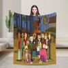 Totals Dramas Island Icon Blanket Warm Soft Pattern Plush Throw Blanket For Couch Bed Picnic Flannel Bedspread Bed Cover