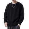 Men's And Women's Solid-color Casual Round-neck Long-sleeved Top, Men's Fitted Base Sweatshirt