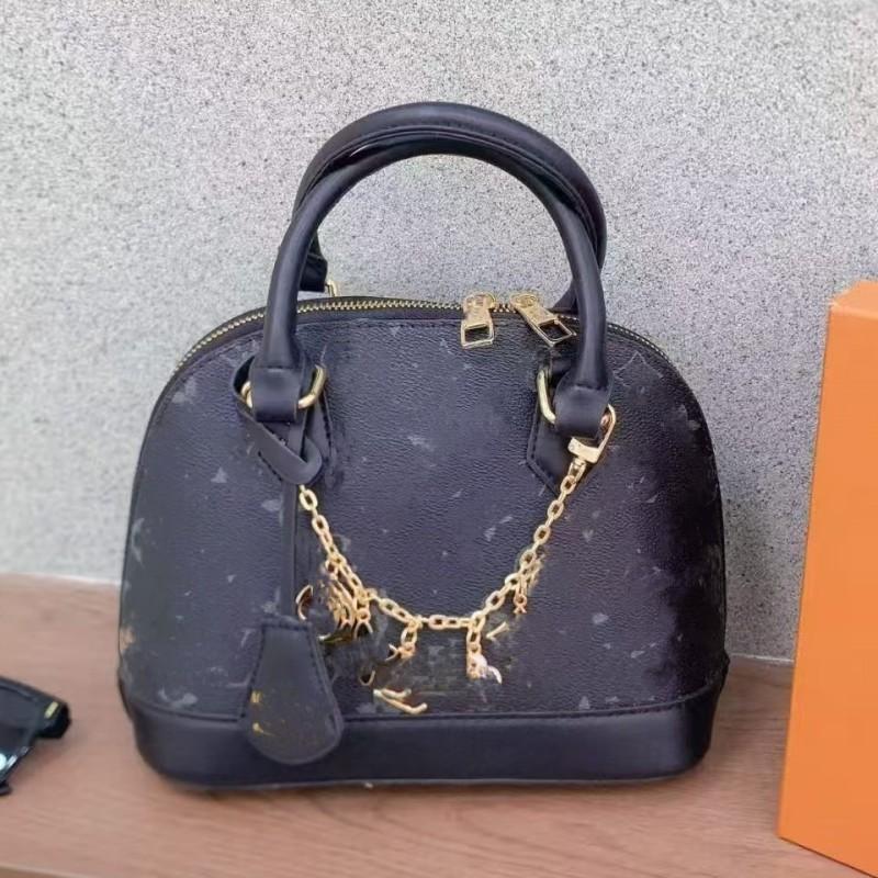 Womens PU Shell Handbag Crossbody Bag Shoulder With Zip Small Vintage Style Daily Use