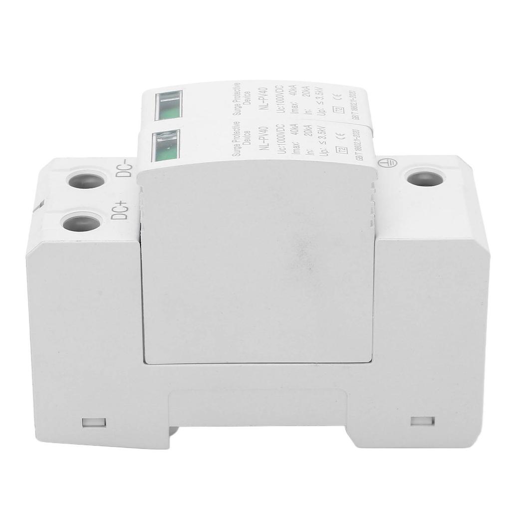 2P Surge Protective Device 20 To 40KA Flame Retardant 36mm Rail Installation Photovoltaic Surge Prot