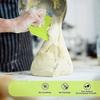 Dough Scraper Dough Card Dough Cutter Dough Spatula Dough Scraper Card - 3P 4.7x3.7'' PE Plastic BPA Free Flexible Sharp Edge Corner Non-Slip Cake Scr