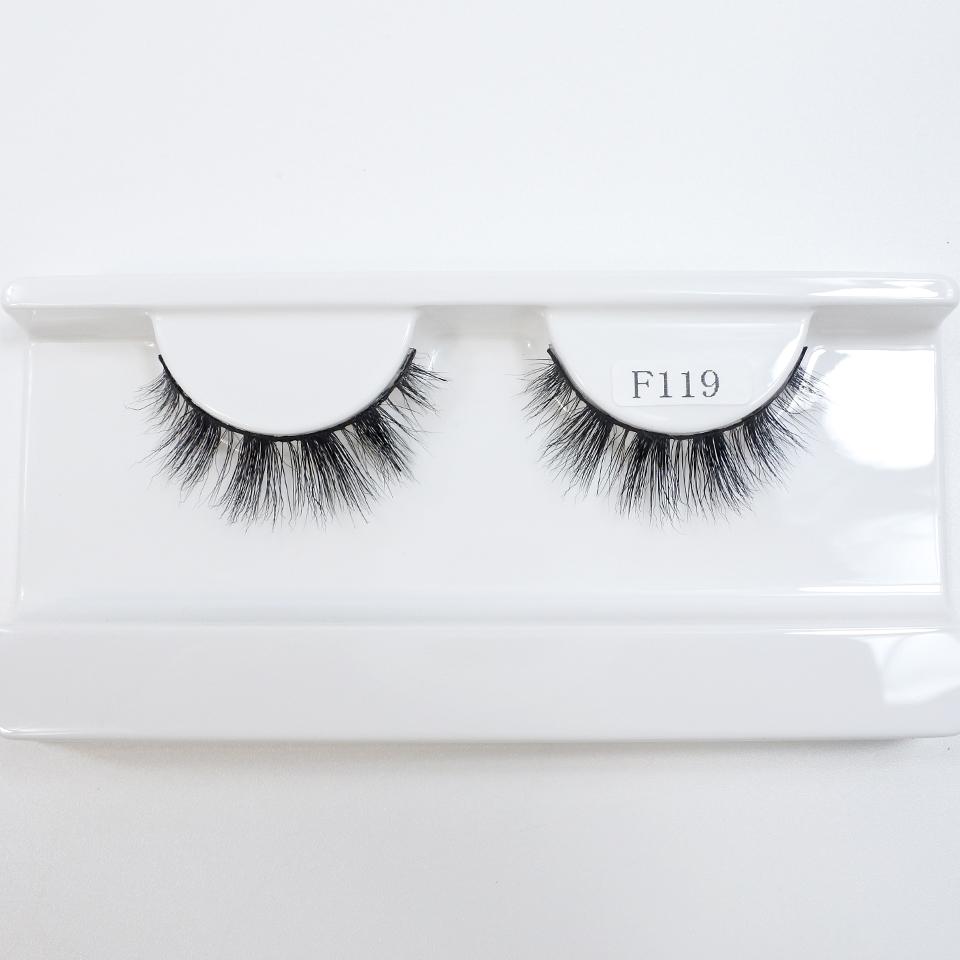8mm-12mm Natural Mink Lashes New Arrival Short Wispy 3d Mink Eyelashes Wholesale Makeup & Beauty Cat Eye Lashes