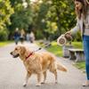 5M Multi Colors Retractable Dog Leash Nylon Strap Cat Leash Pet Walking Leash  Daily Walking