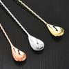 304 Stainless Steel Twisted Bar Spoon with Tear Drop Design for Cocktails