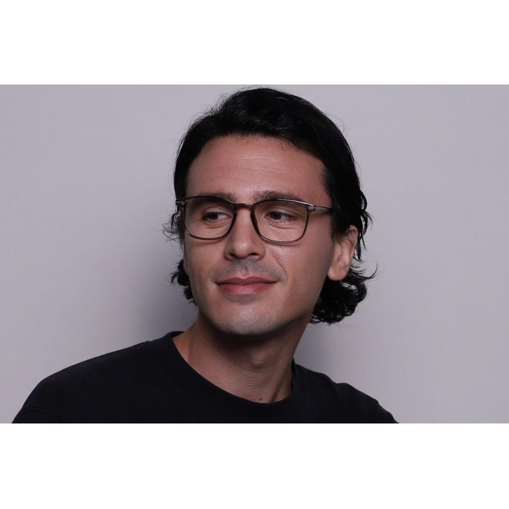 Full Rim Square Transparent Dark Grey Smartbuy Collection Fundy Cp120a Fashion Unisex Eyeglasses