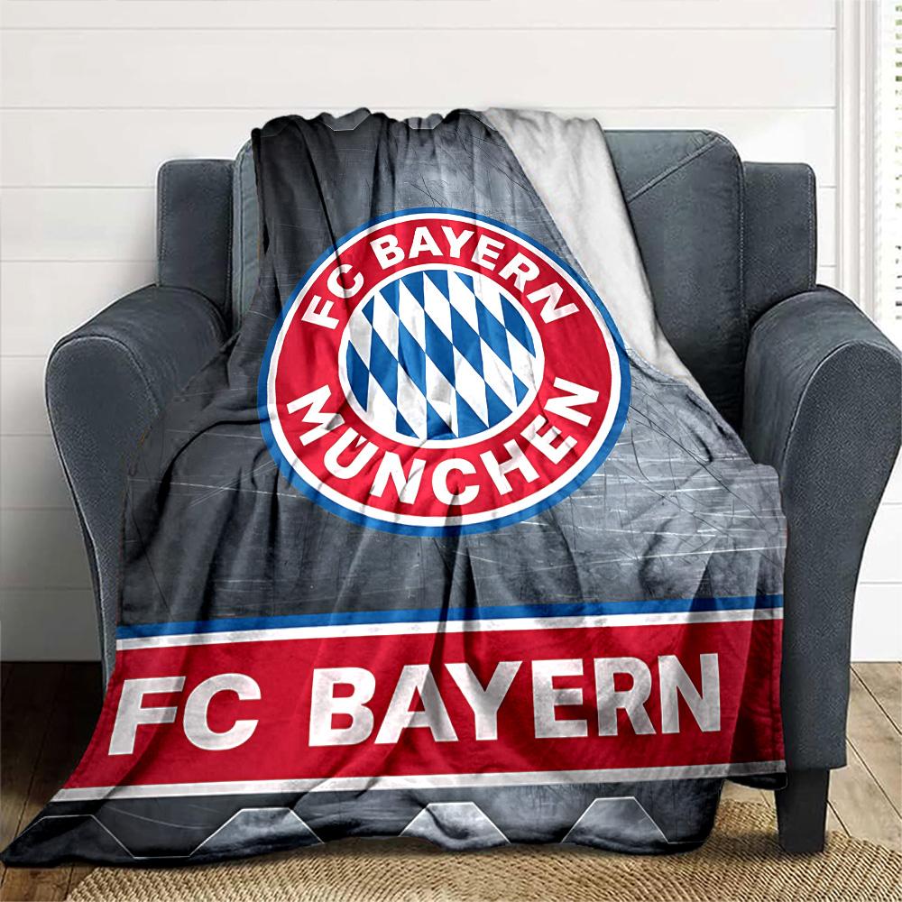 Bayern Munich Celebration Blanket Soft Warm Cozy Great for Bed Livingroom Bedding Four Seasons Universal Digital Print Gifts For Family Or Friends