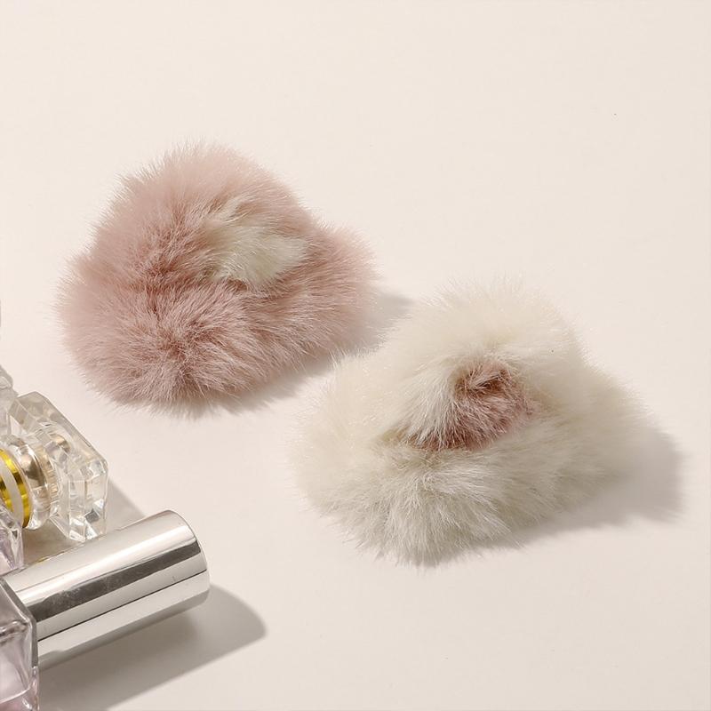 Furry Bangs Clip Plush Animal Snap Hairpin Cats Ears Hair Barrettes Trendy Ponytail Decor Non-Slip Hair Side Clips
