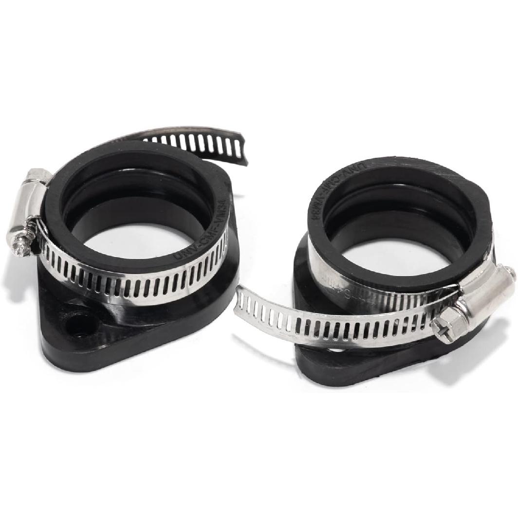 33 34 35 mm Intake Carb Boots for Yamaha Banshee 350 YFZ350 1987-2006, Fit for Keihin and Mikuni Carburetors, Carb Carburetor Intake Manifolds Boots