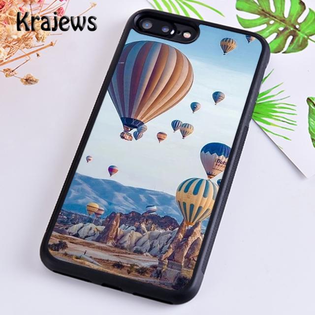 Krajews Hot Air Balloon Art Soft Phone Case Cover For iPhone 17 Air 16 15 14 Plus 11 12 13 Pro Max Plus Coque Fundas