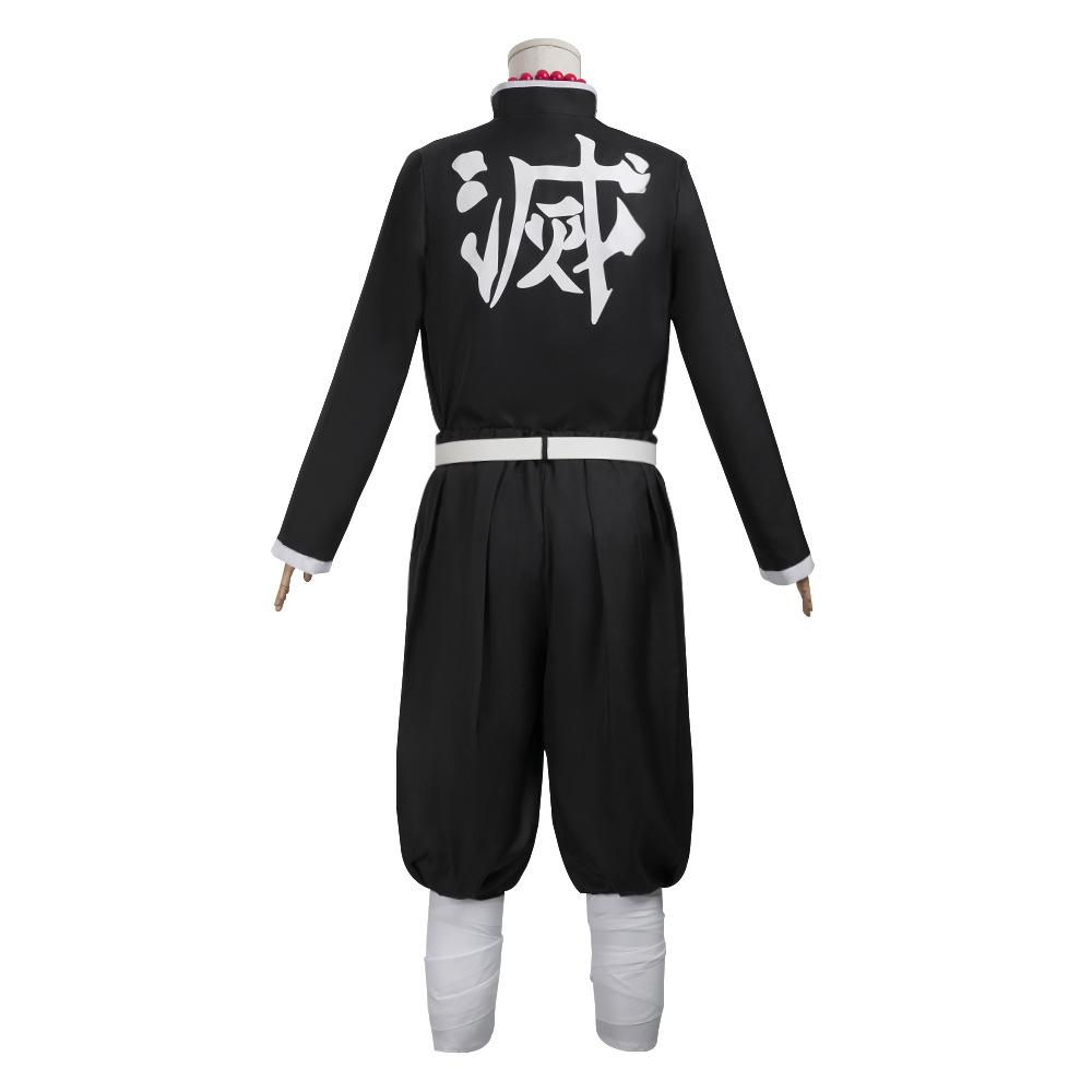 Anime Himejima Gyomei Cosplay Kostüm Mönch Druck Äußerer Umhang Perücke Team Uniform Armbänder Mann Halloween Karneval Anzug Mönch Druck