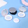 5G Ultra-Thin Mini Elastic Mesh With Mirror Portable Loose Powder Packaging Empty Box Cosmetic Makeup Puff Refillable Pot