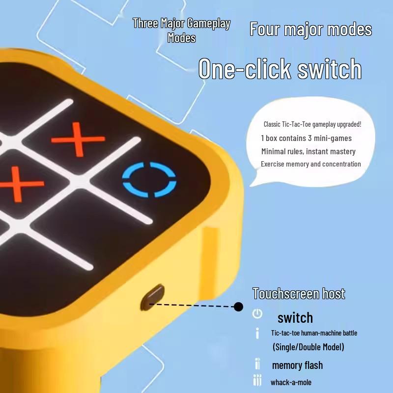 Smart Kids' Educational AI Tic-Tac-Toe & Gomoku Board