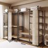 Vertical Metal Corner Coat Rack for Bedroom or Entrance
