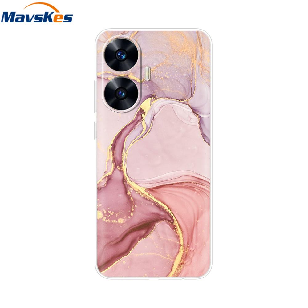 For Realme C55 4G Case C 55 Transparent TPU Soft Silicone Cover For OPPO Realme C55 RealmeC55 6.72 Inch Back Cases Phone Bumper
