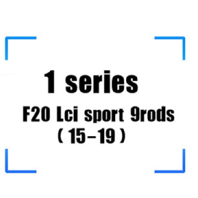 3ks ABS Pro BMW Řada 1 F20 F21 F40 E87 E82 E81 E88 Závodní Mřížka Klip na Lištu M Power Performance